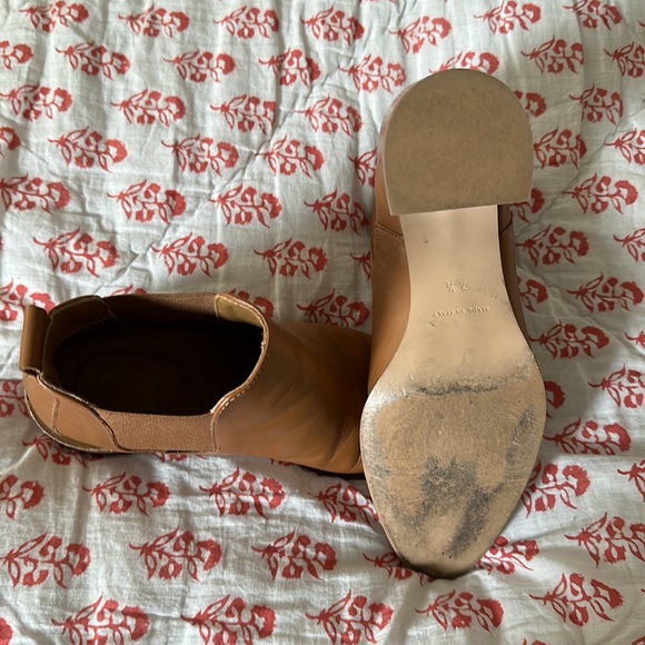 Everlane "The Heel" Cognac Pointy Toe Chelsea Boots 7 1/2 - Picture 5 of 5